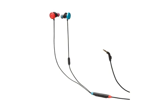 JBL Quantum 50N In-Ear-Kopfhörer mit Freisprechfunktion - Kopfhörer mit 3,5 mm Klinkenanschluss, ideal für Gaming und Musik, ausgestattet mit In-line Mikrofon und Silikon-Ohrstöpseln in 3 Größen für perfekten Komfort.