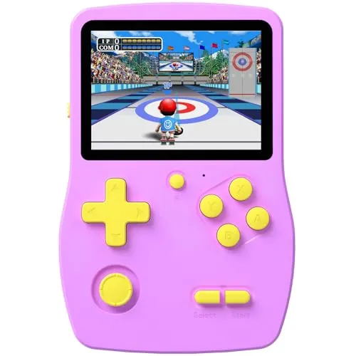 Aojiao 32 Bit Handheld Spielkonsolen für Kinder mit 139 Videospiele, Tragbarer Gaming-Player mit 3.0