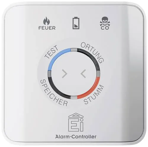 Ei Electronics Ei450 Alarm-Controller - Fernbedienung für Rauch-, Hitze- und CO-Melder, komfortable Einknopf-Bedienung und 10 Jahre Batterielebensdauer