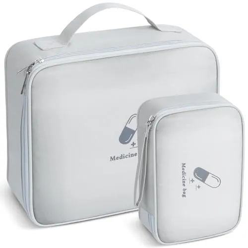 AiQInu Medikamententasche Set, 2 Stück
