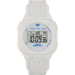 Adidas AOST25031 Armbanduhr – Quarz – Digital mit Alarm - Stylische Adidas Armbanduhr mit digitalem Zifferblatt und vielseitigen Funktionen. Wasserdicht bis 50m, ideal für den täglichen Einsatz und sportliche Aktivitäten.