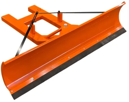 Schneepflug Schneeschild Universal Schneeschieber für Gabelstapler/nach Links und Rechts schwenkbar / 100 x 40 cm