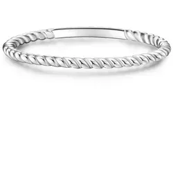 GLANZSTÜCKE MÜNCHEN Damen-Ring aus Sterling Silber - Eleganter Steckring aus rhodiniertem Sterlingsilber, der vor Anlaufen schützt und in jeder Schmuckschatulle glänzt. Ideal für jeden Anlass und perfekt zum Kombinieren!