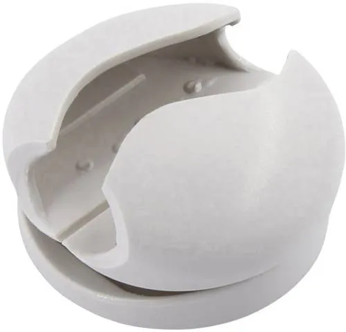 TRU Components Kabelhalter selbstklebend 93013c1205 Bündel-Ø-Bereich 8mm (max) Weiß 5St.