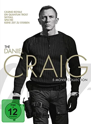James Bond - The Daniel Craig 5-Movie-Collection [5 DVDs] - Filme mit spannenden Action-Szenen und fesselnder Story, ideal für James Bond-Fans und Filmabende.