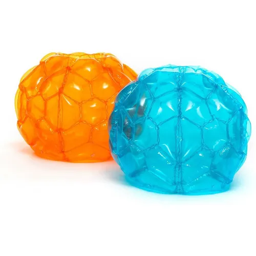 Riesiger aufblasbarer Bumper-Bubble-Ball Bumpoy InnovaGoods 2 Stück, Blau und Orange