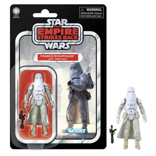 Hasbro Star Wars Episode V The Vintage Collection AF Imperial Snowtrooper VC349 - Action-Figur des Imperial Snowtroopers aus Star Wars: Episode V, ca. 10 cm groß, ideal für Sammler und Fans ab 4 Jahren, originalverpackt und perfekt für jedes Star Wars-Display.