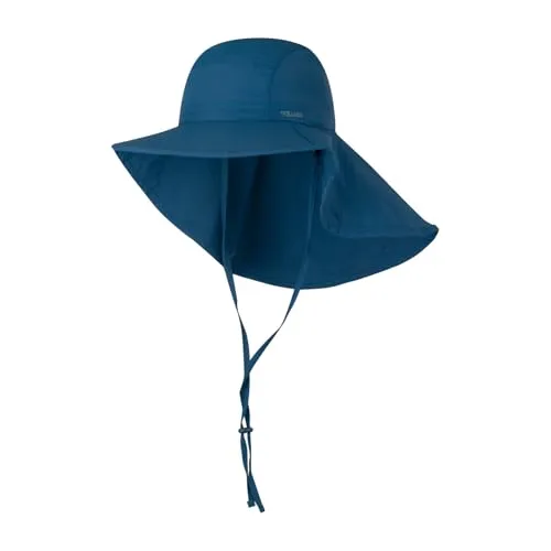 Trollkids Trolltunga Hat Madeira Blue, Gr. 50 - Outdoor Hut für Jungen, UV-Schutz und atmungsaktives Material für optimalen Komfort beim Spielen im Freien.