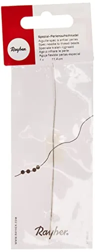 RAYHER - Spezial-Perlenaufreihnadel, 11,4 cm, SB-Btl. 1 St�ck