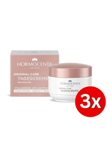 3er Pack Hormocenta Spezialcreme 50ml - Tagespflege für strahlende Haut, ideal für die tägliche Anwendung mit intensiv pflegenden Inhaltsstoffen.