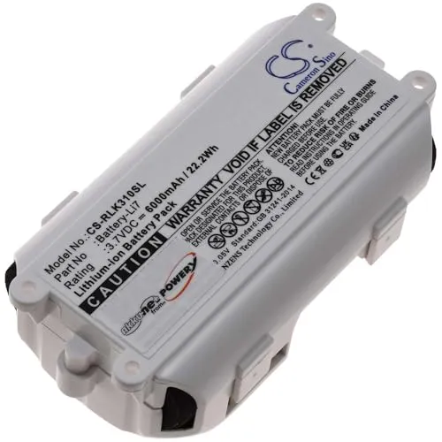 Akku für Reolink Argus 3 Pro - 3,7V Li-Ion 6000mAh, hochwertiger Ersatzakku für mehr Sicherheit und Umweltbewusstsein