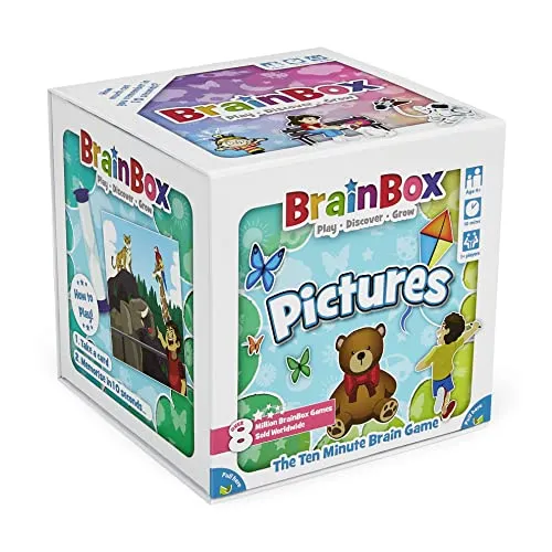 Brainbox Pictures (2022), Card Game, Ages 4+, 1+ Players, 10+ Minutes Playing Time