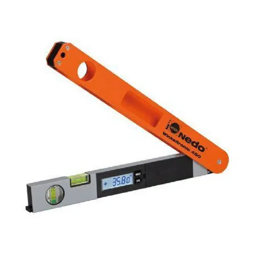 Nedo Winkelmessgerät digital 450 mm Winkeltronic - 405216 - Präzises Messgerät für exakte Winkelmessungen bis 180°, ideal für Handwerk und Bauprojekte.
