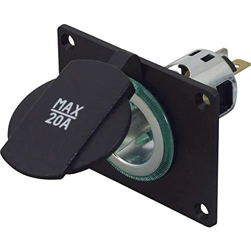 ProCar Power-Steckdose 20 A, - Terminals & Anschlüsse, hohe Belastbarkeit bis 20 A für zuverlässige Stromversorgung im Fahrzeug
