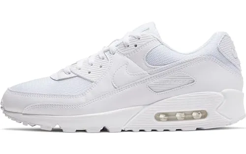 Produktbild Nike Herren AIR MAX 90 Sneaker, White/White-White-Wolf Grey, 47 EU
