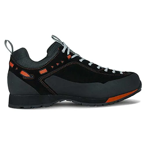 GARMONT Herren DRAGONTAIL LT Sneaker, Black/ORANGE, 46.5 EU - Wanderschuhe mit leichtem Design und optimalem Grip für Abenteuer in der Natur.