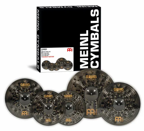 MEINL CCD460+18 Classics Custom Dark Set Plus 18 - Percussion Set - Sonstige Percussion Instrumente, hochwertiges Set mit einzigartigem Klang für anspruchsvolle Musiker