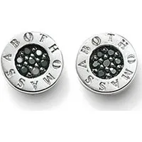 THOMAS SABO Paar Ohrstecker aus 925er Silber - Elegante Ohrstecker aus 925er Silber mit vergoldeter Oberfläche und Zirkonia-Besatz. Ideal für stilbewusste Frauen, die einen Hauch von Extravaganz suchen. Größe: 0,9 cm, angenehm zu tragen dank praktischen Steckverschluss.