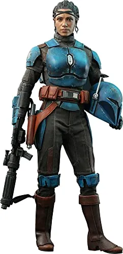Hot Toys 1:6 Koska Reeves - Clan Kryze - The Mandalorian, Blau - Lizenziertes Sammlerstück von Hot Toys, detailreiche Actionfigur aus der beliebten Serie The Mandalorian, ideal für Sammler und Star Wars Fans.