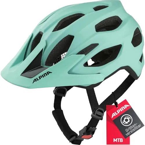 Alpina Carapax 2.0 Fahrradhelm - Leicht, Stabil & Komfortabel, Turquoise matt - Fahrradhelm mit Fliegennetz und antibakteriellen Polstern für Erwachsene, ideal für optimalen Schutz und Komfort beim Radfahren.
