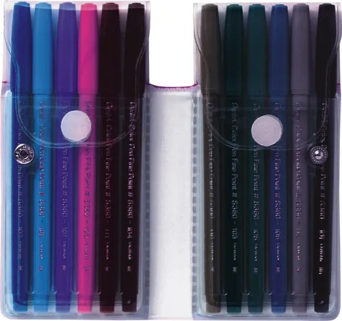 PENTEL Filzstift Faserschreiber Colour Pen 0,5-2,0mm VE=12 Farben