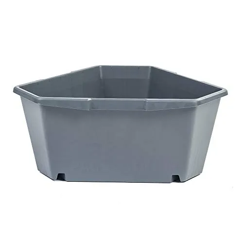 Paul Potato Starter Etage - stapelbar - Hochbeet/Pflanzgefäß/Blumentopf für Balkon, Garten und Terrasse (1 Etage, Anthrazit/Grau)