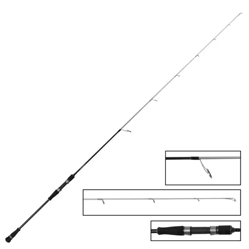 Okuma Azzores Slow Jig 203cm - Hochwertige Spinnrute für Meeresangeln - Angelruten & Stöcke, perfekt für Salzwasser mit High Modulus Carbon Blank und EVA Split Handle für besten Grip beim Angeln auf Dorsch und Seelachs.