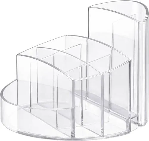 HAN RONDO 17460-23 Stifteköcher Transparent Anzahl der Fächer: 9