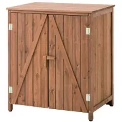 Gartenschrank wetterfest Divit GI44 aus Tannenholz 70 x 50 x 80 cm