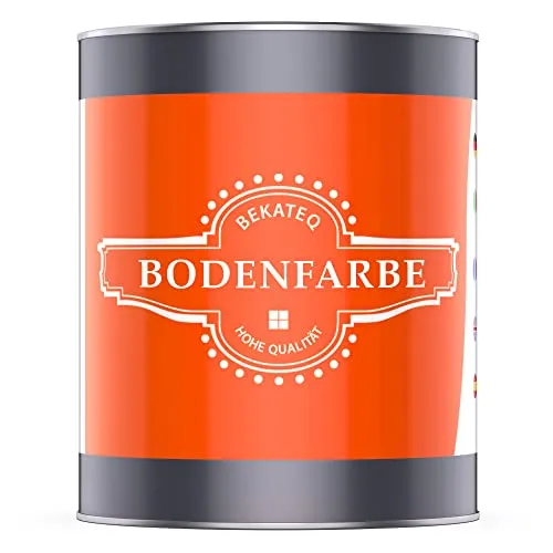 BEKATEQ Betonfarbe Kupferbraun 1l Bodenbeschichtung & Fußbodenfarbe für außen & innen I Bodenfarbe, Betonversiegelung & abriebfester Bodenbelag für Werkstattboden, Keller, Garage & Industrie BE-700