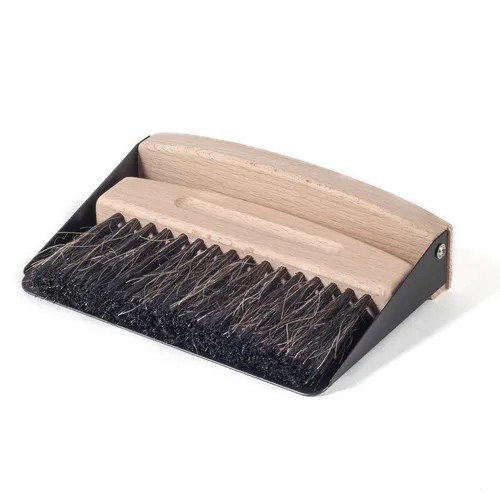 Homebee® Tischkehrset aus Holz und Metall – Hochwertiger Besen mit Kehrschaufel