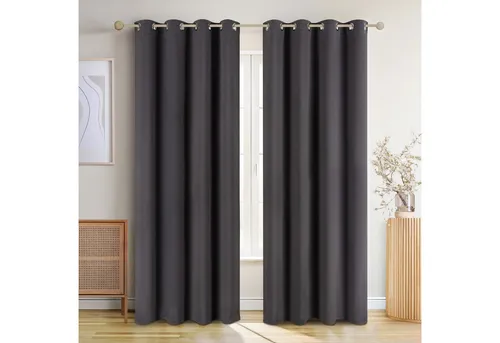 Blumtal Verdunkelungsvorhang 2er-Set in grau von Blumtal