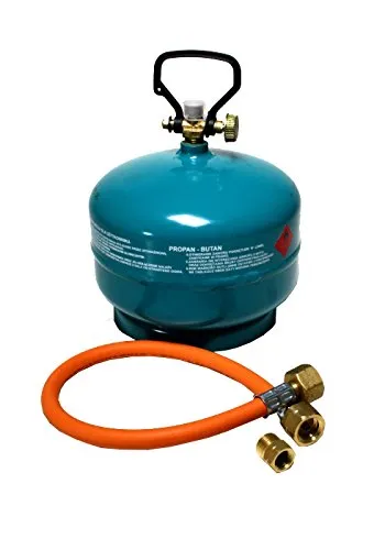 HUW24 Gasflasche Propan Butan Gas 3 kg Aktionsset