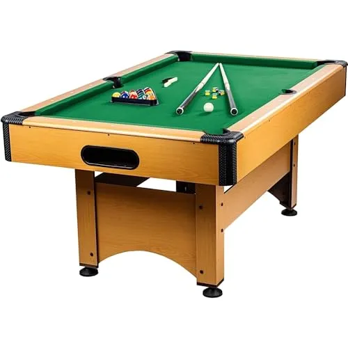 GAMES PLANET Billardtisch Trendline 6 ft mit Zubehör – 12 Farbvarianten