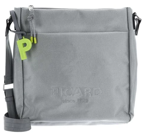 Picard Shopper Lucky ONE für Damen aus Nylon in Silber - Handgepäck aus strapazierfähigem, wasserabweisendem Nylon mit modernem Design. Großzügige Maße 8x29x28 cm bieten viel Platz und Organisation für Alltagsgegenstände.
