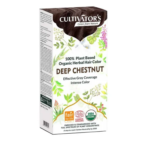 Cultivators Haarfarbe Organic Hair Color - Dunkle Kastanie 100g