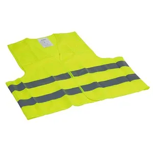 LEINA-WERKE unisex Warnweste gelb Einheitsgröße - Warnjacken & -westen: Hohe Sichtbarkeit und Sicherheit durch reflektierende Flächen, ideal für Baustelle, Handwerk und Freizeit. Waschbar bei 40°C für langanhaltende Sauberkeit.