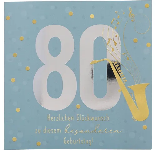 Depesche Geburtstagskarte DEPESCHE Zahlenkarten mit Musik Motiv 53
