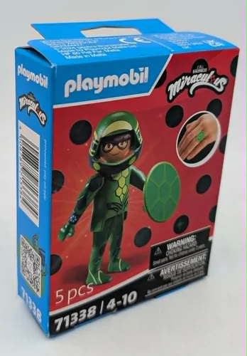 PLAYMOBIL 71338 Miraculous Carapace mit Ring und Charm Nino NEU