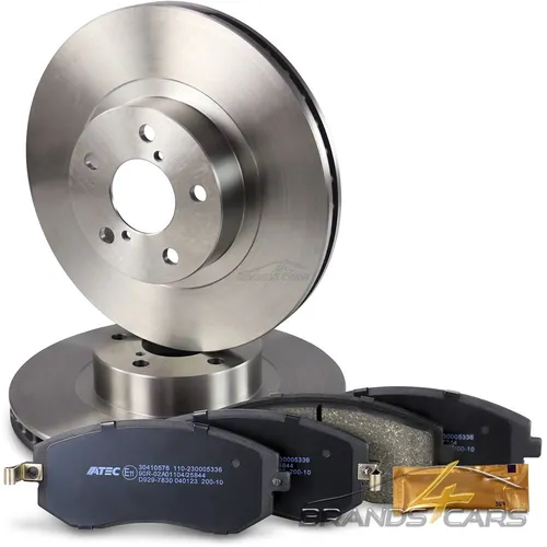 ATEC BREMSSCHEIBEN BELÜ Ø277+BREMSBELÄGE VORN FÜR SUBARU FORESTER SG 2.0 02-08