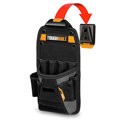 Toughbuilt Tb-ct-22 Werkzeugtasche für Techniker - Werkstatteinrichtung mit patentiertem ClipTechTM HubTM für flexibles Tragen. 11 Taschen für optimale Werkzeugorganisation, ideal für kleinere Arbeiten und robust genug für härteste Bedingungen.