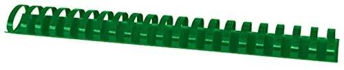 OFFICE PRODUCTS Plastikbinderücken 50 Stück DIN A4 38mm (350 Seiten) Binderücken Bindungskämme Plastikbindung | Kunststoff | Farbe: Grün