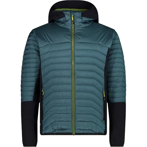 CMP Herren Hybrid Hoodie Jacke, lichen, XL