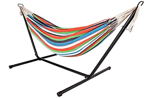 Outdoor Doppel Hängematte mit Gestell von Spetebo
