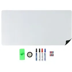 Magnetische Whiteboard Folie Notizboard Memotafel 40x80 cm - Praktische magnetische Whiteboard Folie, ideal für Notizen und Organisation. Vielseitig einsetzbar und einfach zu handhaben.