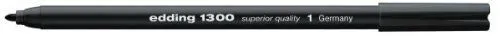 10x EDDING 1300-1 Fasermaler color pen ca. 3 mm schwarz