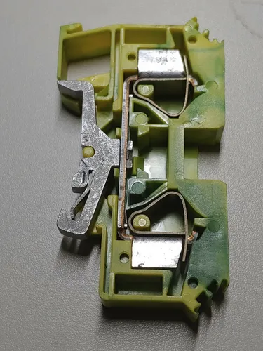 WAGO 283-607 2-Leiter Schutzleiterklemmen; 16mm²; gelb/grün