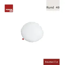 POWER INN® Innenkissen Baumwolle | Rund 40 cm