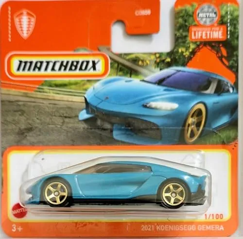 Matchbox 2024-2021 Koenigsegg Gemera [Aqua] blau 1/100