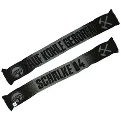 FC Schalke 04 Modeschal Schal Auf Kohle geboren schwarz in schwarz von FC Schalke 04